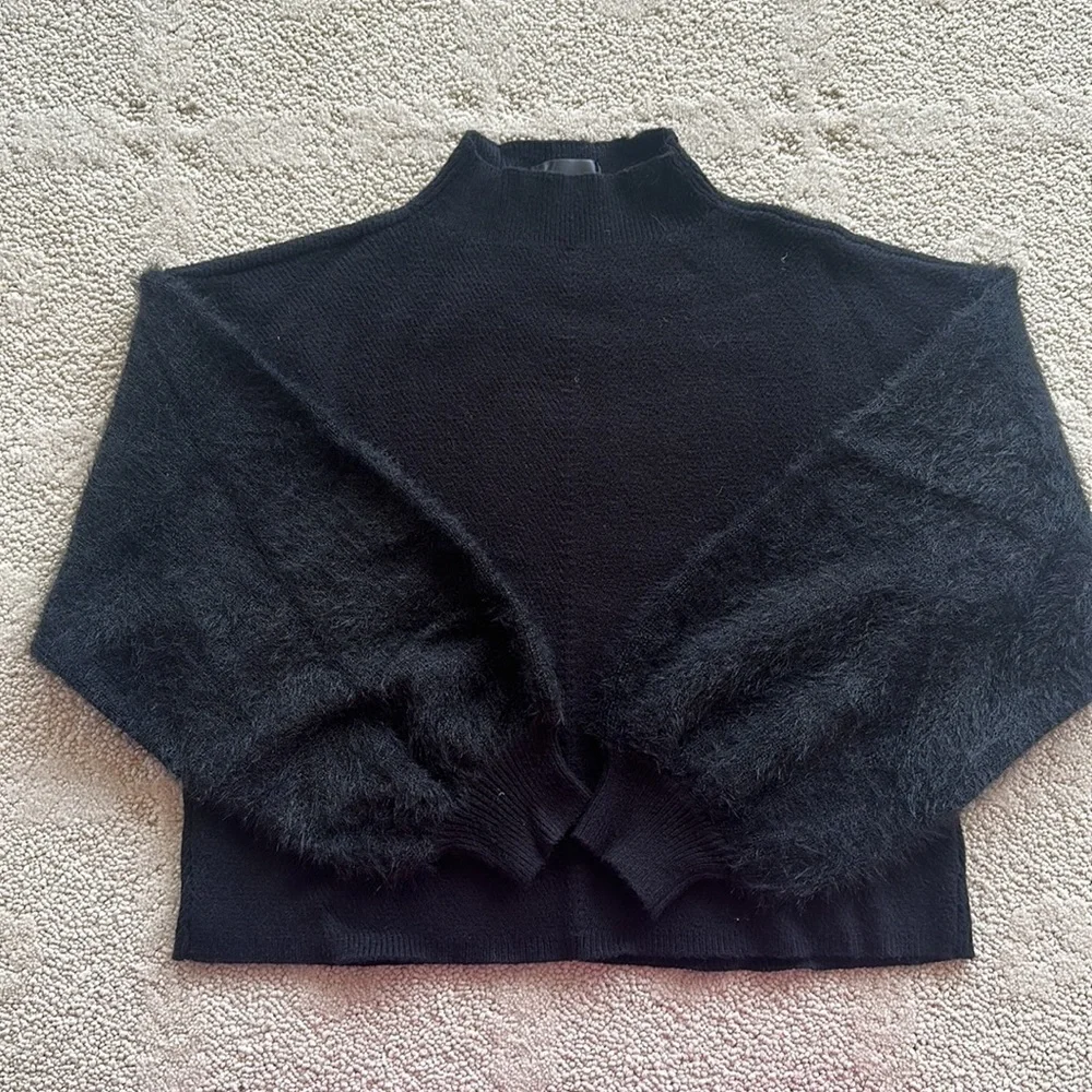 Line & Dot Black Claire Sweater Size M - Picture 5 of 9